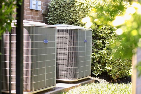 HVAC units outdoors